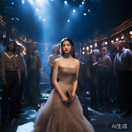 关晓彤冷静应对鞋跟卡住