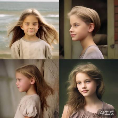 黄多多从小美女到短发女神