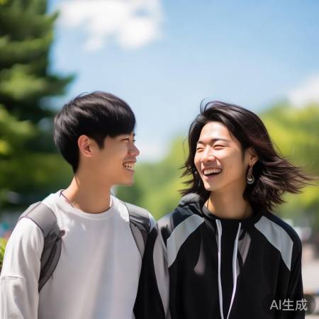 何超欣何猷君运动合照，友谊养眼