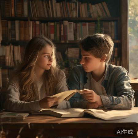 图书馆邂逅，心贴心陪伴