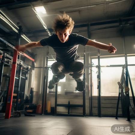 后空翻需勤练，挑战自我！