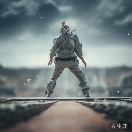 谷爱凌勇敢走钢丝