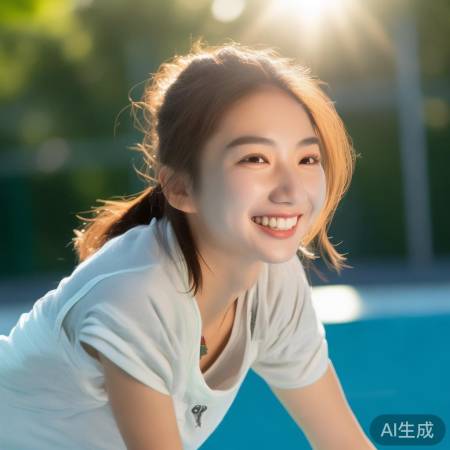 孙颖莎活力阳光，正能量榜样