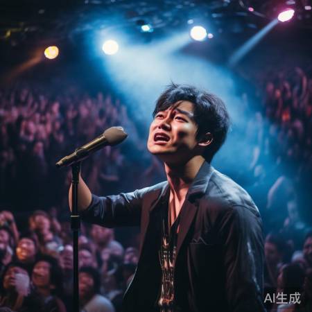 华晨宇泪洒舞台，回忆辛酸历程