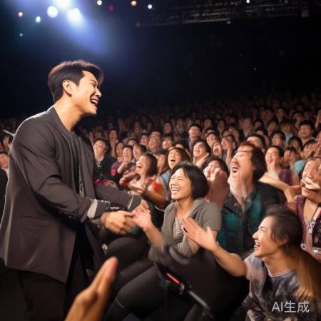 沈腾互动高，引观众点赞