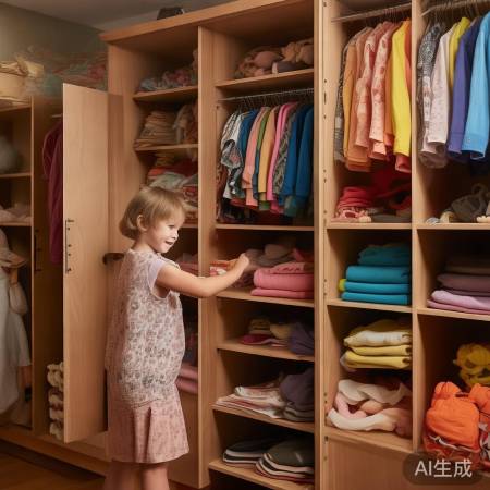 小丽学会分类收纳，物品井然有序