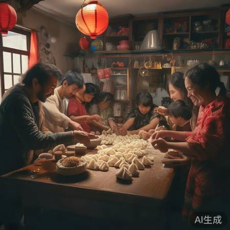 小年饺子，团圆财富
