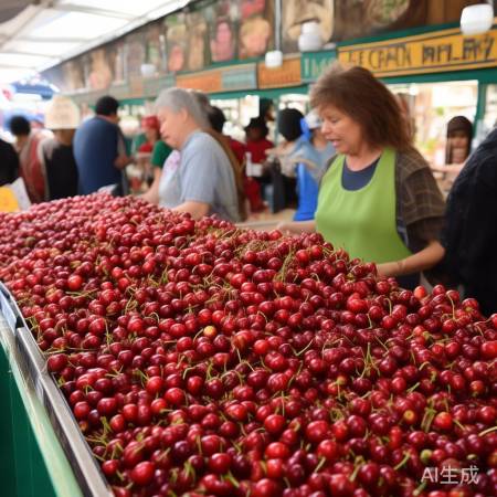 车厘子因供需失衡价跌