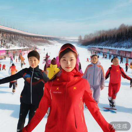 关晓彤米兰冬奥添彩