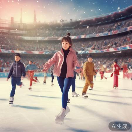 关晓彤米兰冬奥展风采