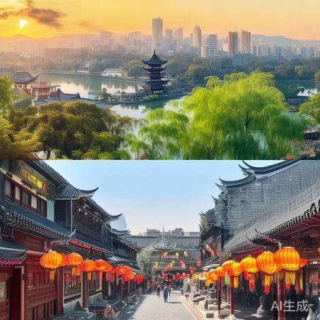 杨超越故乡杭州风光