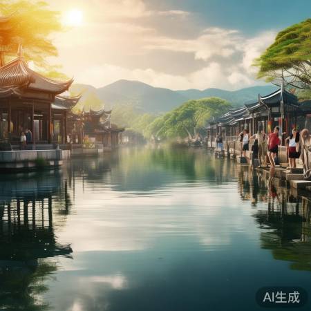 杭州情有独钟，杨超越故乡自然美