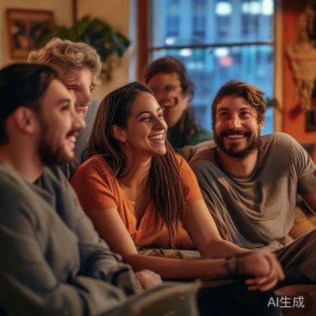 五人组活动，轻松畅聊