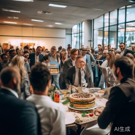 “年会惊喜，员工上台”