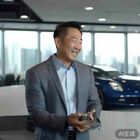 小李获保时捷笑开颜