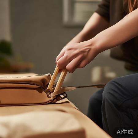 巧用工具解紧带子