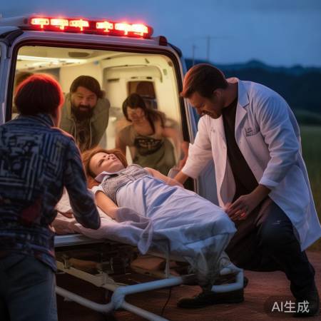 偏远救援，医生急救妻子脱险