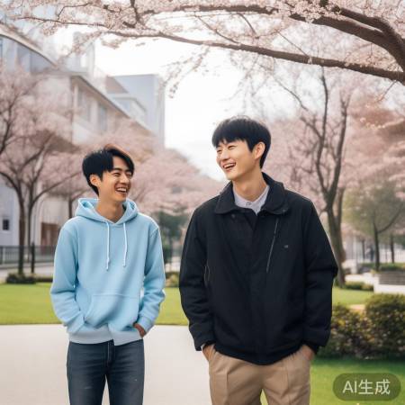 校园校友甜蜜瞬间