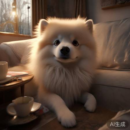 萨摩耶默默流泪，宠物情感之谜