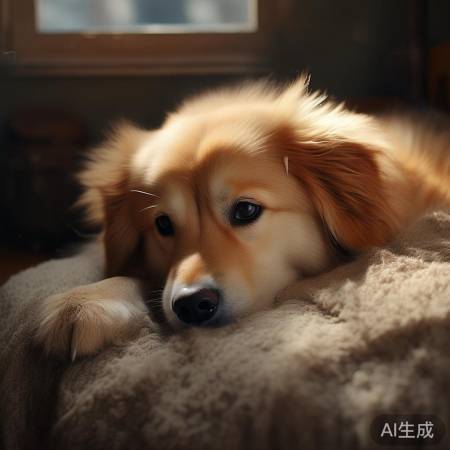 角落泪眼萨摩耶