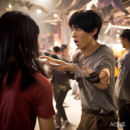 王鹤棣误将道具刺女主角，幸无大