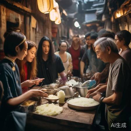 霉豆腐摊：浓厚学习氛围