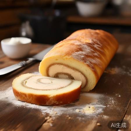 蛋糕卷，松软美味