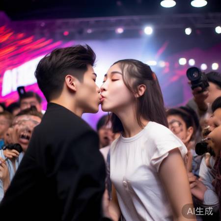 黄子韬活动现场飞吻惊观众