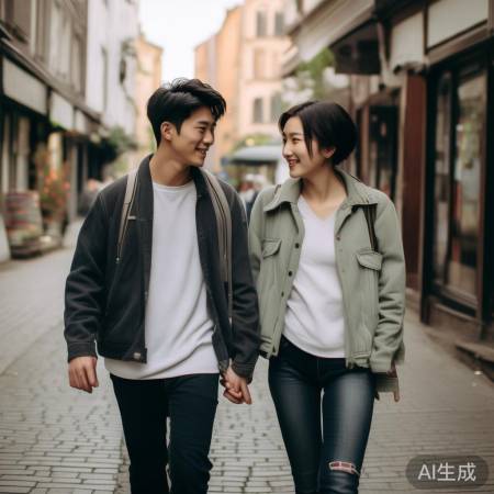 杜海涛沈梦辰甜蜜漫步