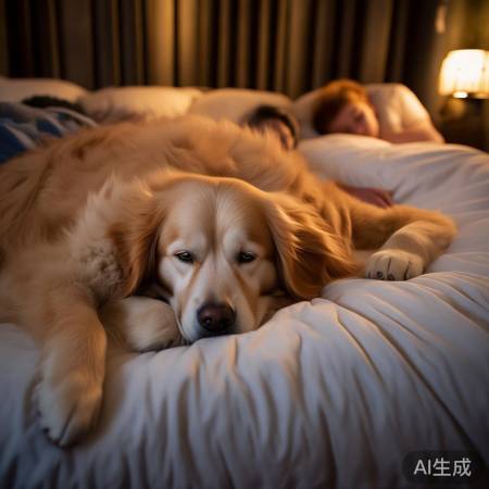 狗狗守护，温暖警觉，冲向危险