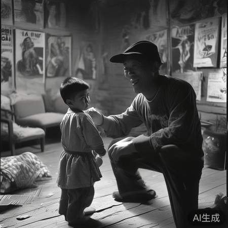 成龙关爱小演员，童年经历感同身