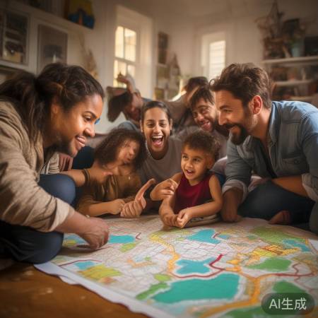 全家合力寻宝中