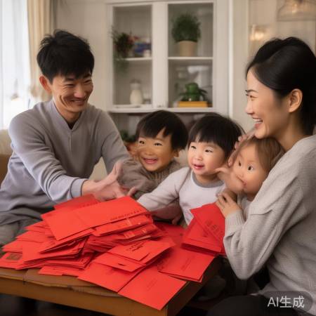 “用心6868压岁钱，寓意满满