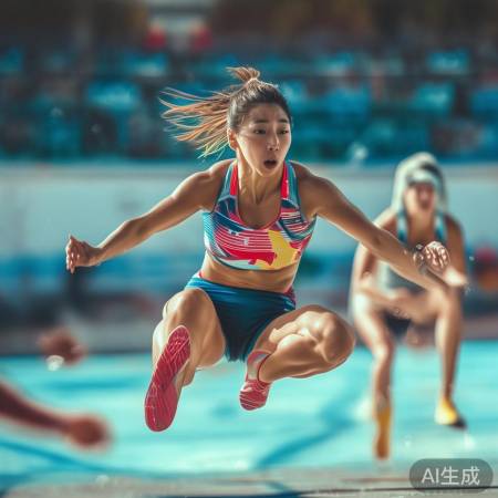 空中技巧出众，优雅如白天鹅