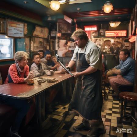 饭馆老板大锤砸物引热议