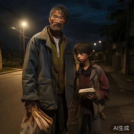 深夜外卖父爱艰辛