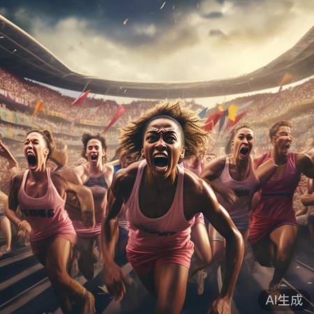 比赛精彩瞬间，激励前行