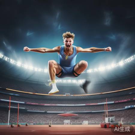 跳高小子勇夺金牌