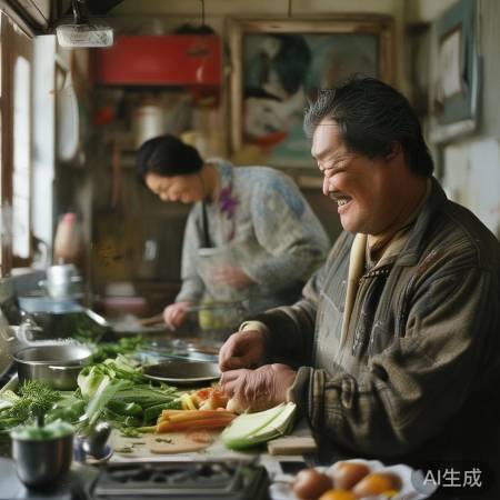 东北豪爽吴京家温馨