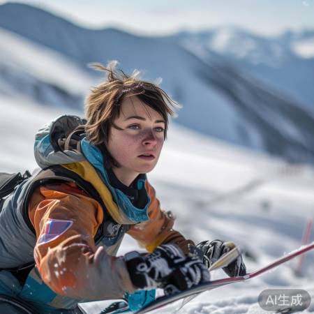 谷爱凌训练不易，励志坚持