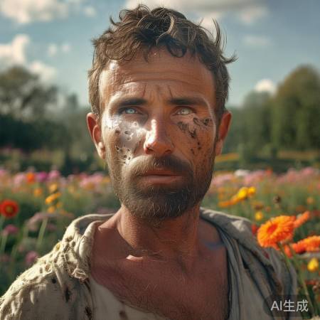 勇敢失明男子，爱让生活继续