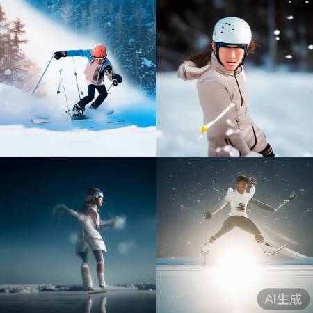 冰雪运动，冬日暖阳