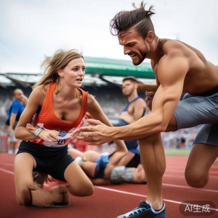 夫妻默契，赛场相依