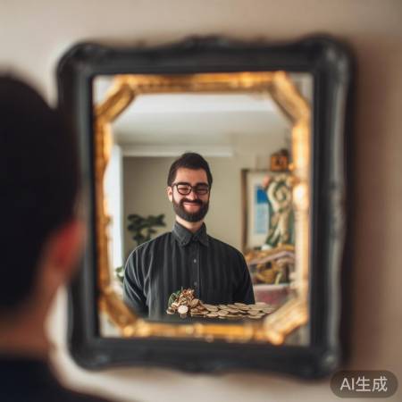 微笑招财，拜财神保佑