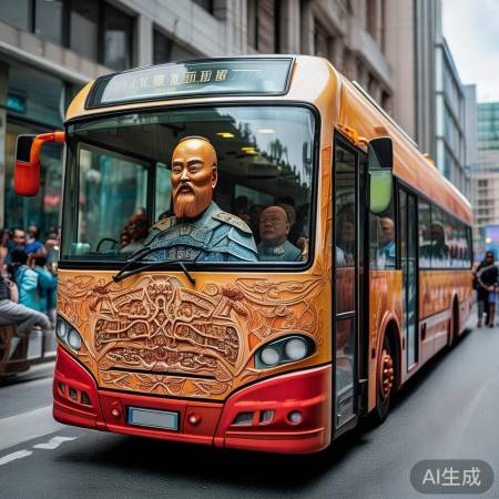 秦始皇公交，穿越霸气！