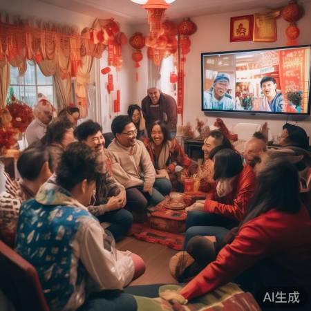 春节派对温馨团圆