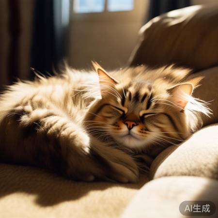 猫咪睡姿，生活小确幸