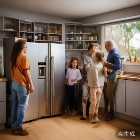 冰箱摆放细节，生活更自然