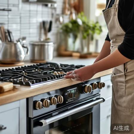 油烟管道，每月清洁