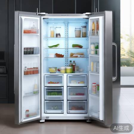 四开门冰箱，空间巧设计
